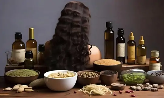 Ayurvedic Hair Care Herbal Cosmetic